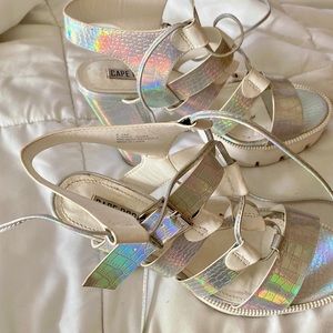 Cape robbin women’s strappy heeled shoes